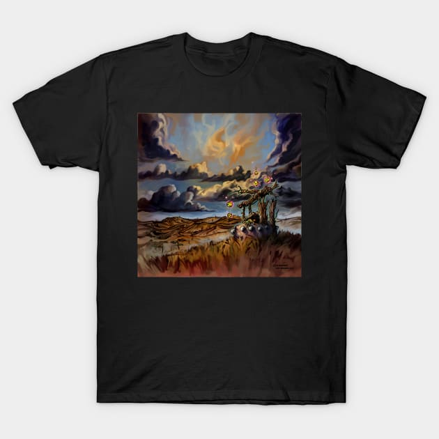 Larman Clamor - "Heathland Tales" T-Shirt by zeichentier